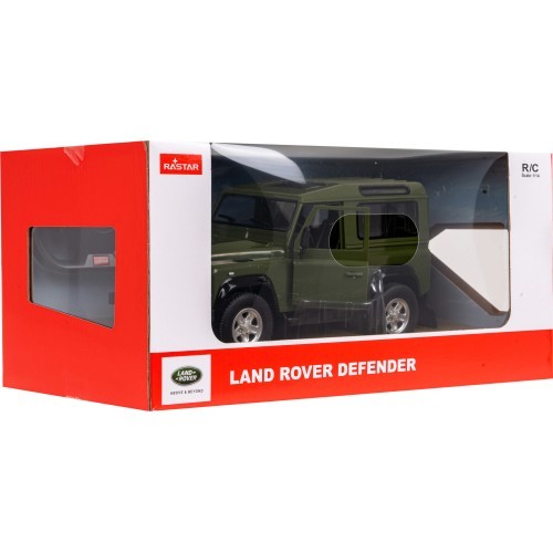 Радиоуправляемая машина Land Rover Defender 1:14 RASTAR зелёная