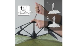 Quick folding tent BUDVA for 3-4 persons 280x220x140cm PU3000mm