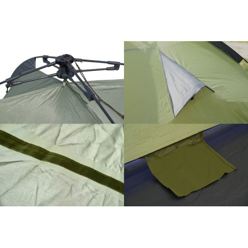 Quick folding tent BUDVA for 3-4 persons 280x220x140cm PU3000mm