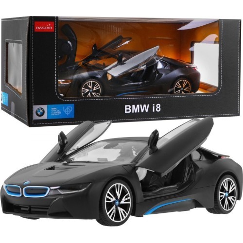 Радиоуправляемая машина BMW i8 черная 1:14 RASTAR