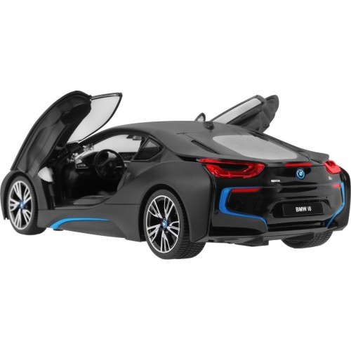 Tālvadības automašīna BMW i8 melna 1:14 RASTAR