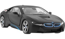 Tālvadības automašīna BMW i8 melna 1:14 RASTAR