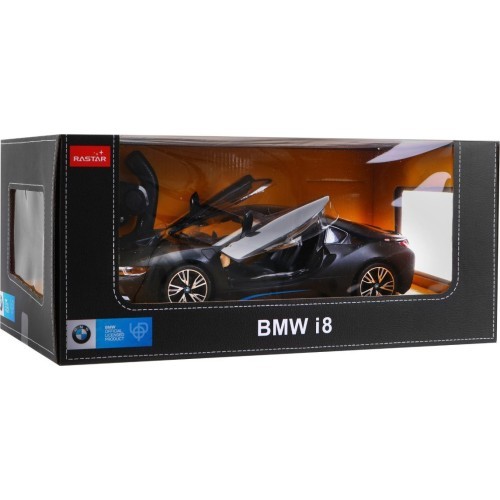 Радиоуправляемая машина BMW i8 черная 1:14 RASTAR