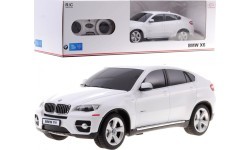 Radiovadāma rotaļu mašīna BMW X6, balta, 1:24 RASTAR