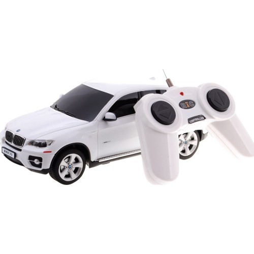 Радиоуправляемая машинка BMW X6, белая, 1:24 RASTAR