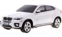 Radiovadāma rotaļu mašīna BMW X6, balta, 1:24 RASTAR