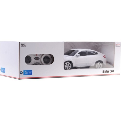 Радиоуправляемая машинка BMW X6, белая, 1:24 RASTAR