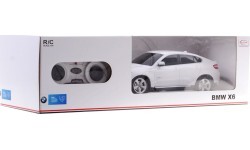 Radiovadāma rotaļu mašīna BMW X6, balta, 1:24 RASTAR