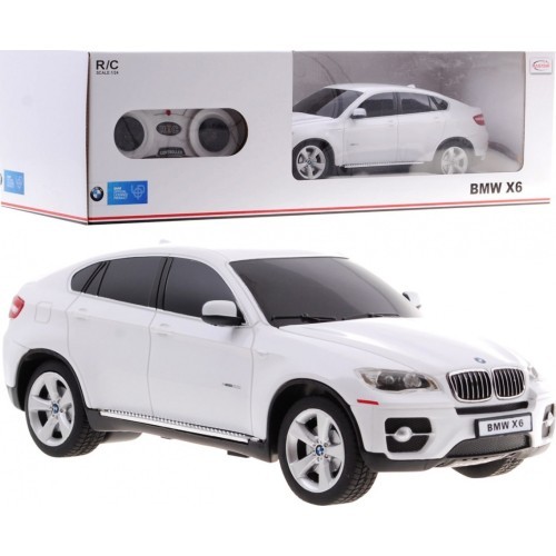 Radiovadāma rotaļu mašīna BMW X6, balta, 1:24 RASTAR