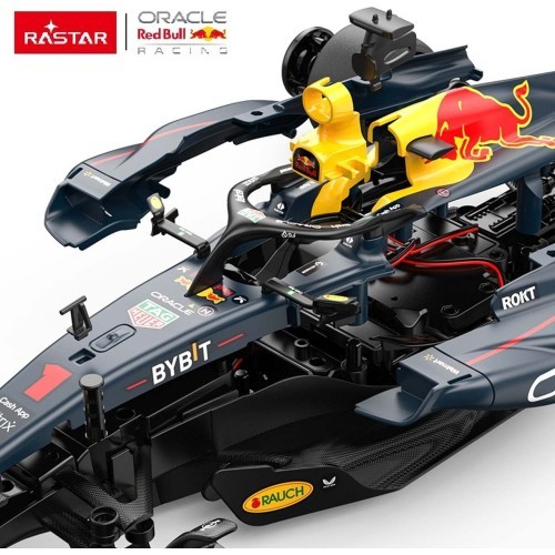 Rādiovadāms auto 1:16 Red Bull F1 RB19 zils RASTAR
