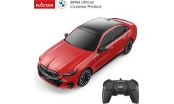 Tālvadības automašīna 1:24 BMW i5 sarkana RASTAR