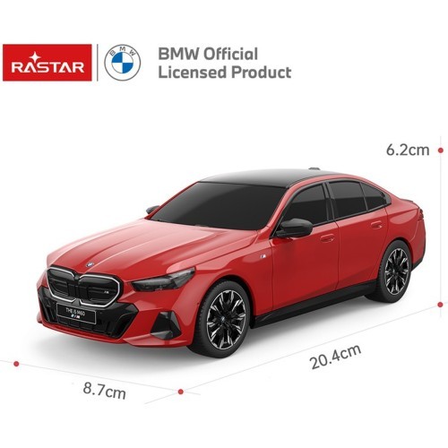 Tālvadības automašīna 1:24 BMW i5 sarkana RASTAR