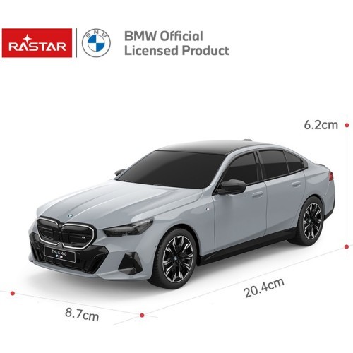 Радиоуправляемая машина 1:24 BMW i5 серая RASTAR