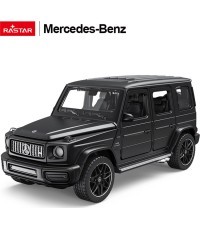 Metāla automašīna 1/32 Mercedes-Benz AMG G63 ar skaņu, melna, RASTAR