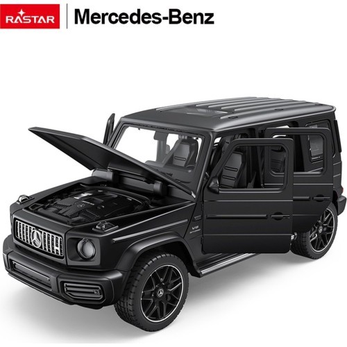 Metal Car 1/32 Mercedes-Benz AMG G63 with Sound Black RASTAR