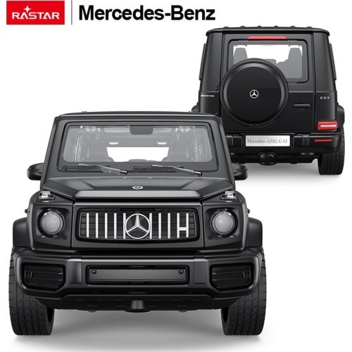Металлическая машинка 1/32 Mercedes-Benz AMG G63 со звуком, чёрная, RASTAR