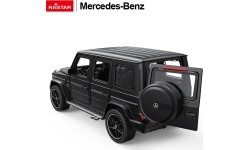 Metāla automašīna 1/32 Mercedes-Benz AMG G63 ar skaņu, melna, RASTAR