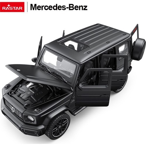 Metal Car 1/32 Mercedes-Benz AMG G63 with Sound Black RASTAR