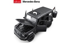 Metāla automašīna 1/32 Mercedes-Benz AMG G63 ar skaņu, melna, RASTAR