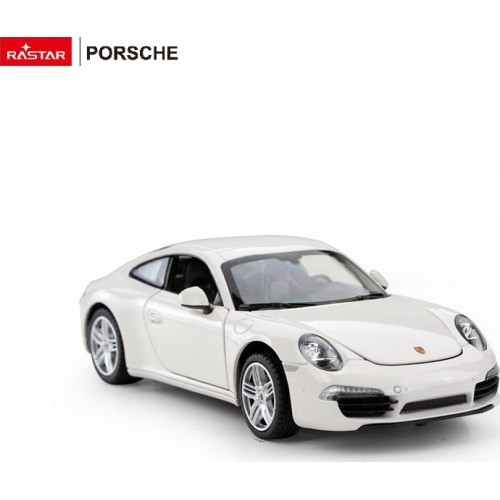 Metāla automašīna 1:24 Porsche 911 balta RASTAR