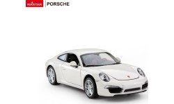 Metāla automašīna 1:24 Porsche 911 balta RASTAR