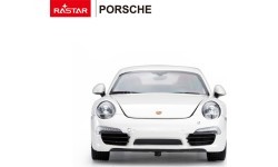 Metāla automašīna 1:24 Porsche 911 balta RASTAR