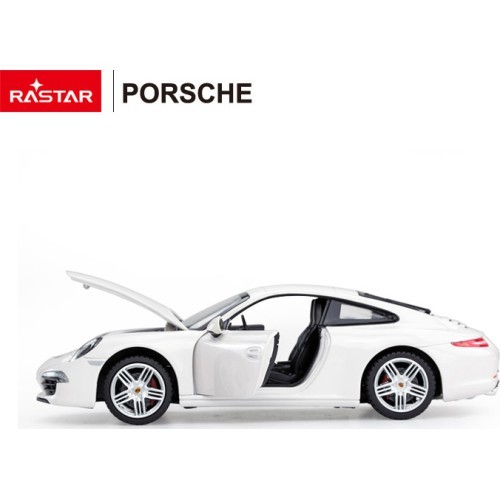 Металлическая машина 1:24 Porsche 911 белая RASTAR