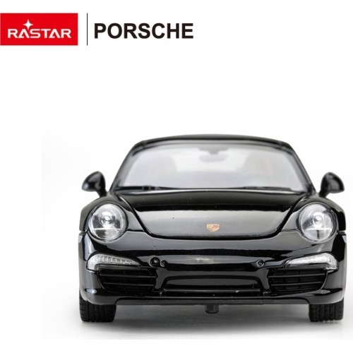 Metāla automašīna 1:24 Porsche 911, melna, RASTAR