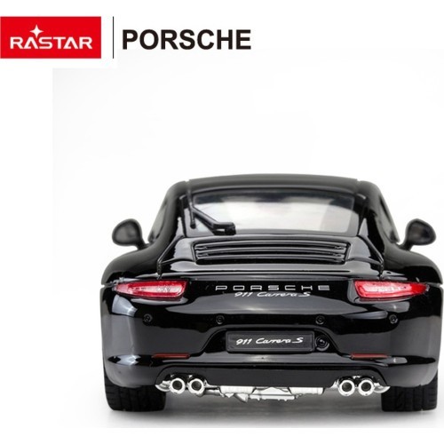 Металлическая машинка 1:24 Porsche 911, чёрная, RASTAR