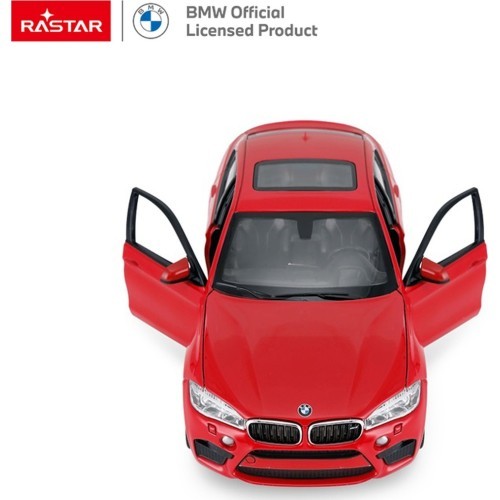 Металлическая машинка 1:24 BMW X6M красная RASTAR