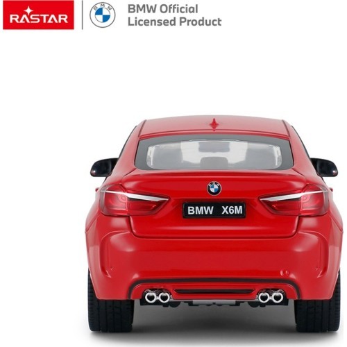 Металлическая машинка 1:24 BMW X6M красная RASTAR
