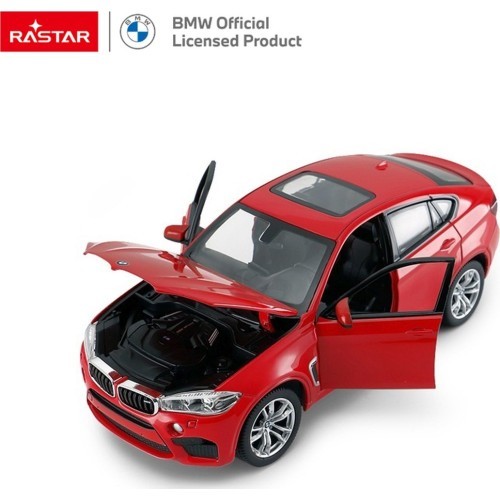Металлическая машинка 1:24 BMW X6M красная RASTAR