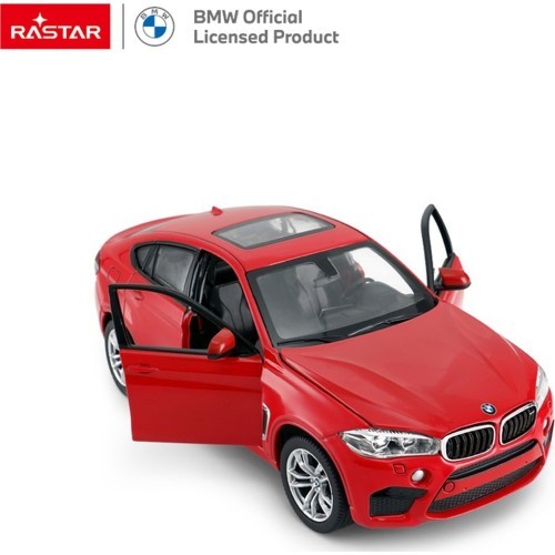 Kovové auto 1:24 BMW X6M Red RASTAR