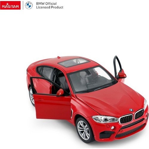 Металлическая машинка 1:24 BMW X6M красная RASTAR