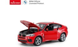Metāla automašīna 1:24 BMW X6M sarkana RASTAR