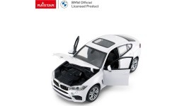 Металлическая машина 1:24 BMW X6M белая RASTAR