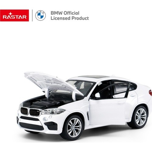 Metāla automašīna 1:24 BMW X6M balta RASTAR