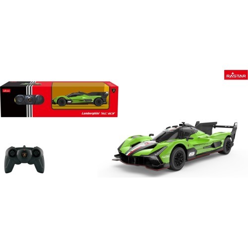 Радиоуправляемая машина 1:24 Lamborghini SC63 зелёная RASTAR