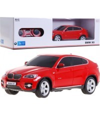 Tālvadības automašīna BMW X6 sarkana 1:24 RASTAR