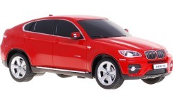 Tālvadības automašīna BMW X6 sarkana 1:24 RASTAR