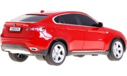 Tālvadības automašīna BMW X6 sarkana 1:24 RASTAR