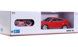 Tālvadības automašīna BMW X6 sarkana 1:24 RASTAR