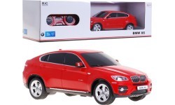Tālvadības automašīna BMW X6 sarkana 1:24 RASTAR