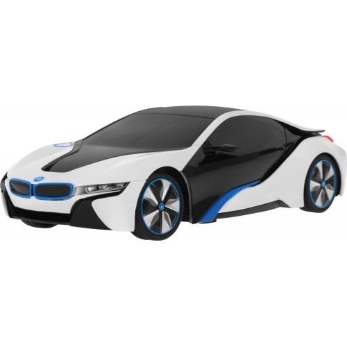 Tālvadības automašīna BMW i8, balta, 1:24 RASTAR