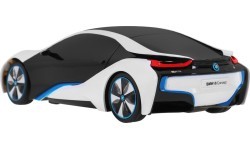 Tālvadības automašīna BMW i8, balta, 1:24 RASTAR