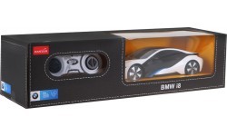 Tālvadības automašīna BMW i8, balta, 1:24 RASTAR