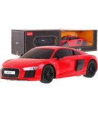 Tālvadības rotaļu automašīna Audi R8 sarkana 1:24 RASTAR