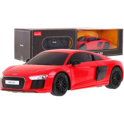 Tālvadības rotaļu automašīna Audi R8 sarkana 1:24 RASTAR