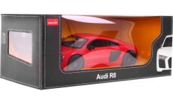 Tālvadības rotaļu automašīna Audi R8 sarkana 1:24 RASTAR