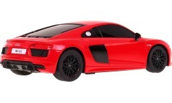 Tālvadības rotaļu automašīna Audi R8 sarkana 1:24 RASTAR